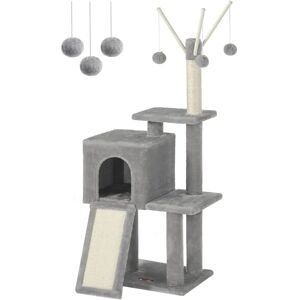Feandrea Cat Tree Multi-level - Scratching Post & Pompom Feandrea Cat Tree Multi-level - Scratching Post & Pompom