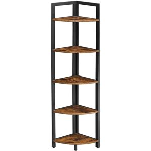 VASAGLE Corner Shelf - 5 Shelves, 30x30x150 cm VASAGLE Corner Shelf - 5 Shelves, 30x30x150 cm