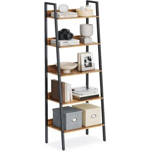Vasagle 5-Tier Ladder Shelf - Bookcase, Rustic Industrial Style, 30x60x170cm Vasagle 5-Tier Ladder Shelf - Bookcase, Rustic Industrial Style, 30x60x170cm