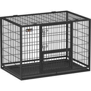 Cage pour chiens Feandrea robuste - Noir - Enclos pour grands chiens - Publicité Cage pour chiens Feandrea robuste - Noir - Enclos pour grands chiens - Publicité