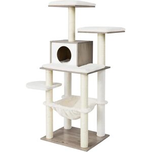 Arbre à chat Feandrea Greige 138cm - Mobilier moderne pour chats - Publicité Arbre à chat Feandrea Greige 138cm - Mobilier moderne pour chats - Publicité