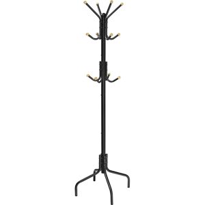 SONGMICS Black Metal Coat Stand - Heavy-duty Hooks, Stable & Space-saving SONGMICS Black Metal Coat Stand - Heavy-duty Hooks, Stable & Space-saving