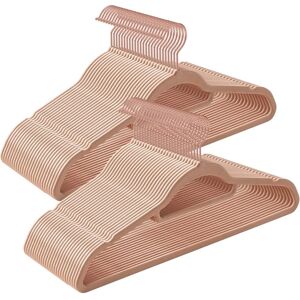 Cabides de veludo SONGMICS Rose Gold - 50 unidades Cabides de veludo SONGMICS Rose Gold - 50 unidades