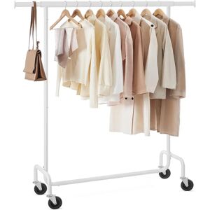 SONGMICS Heavy-Duty Clothes Rack on Wheels with Extendable Rail - Clothes Storage - Black SONGMICS Heavy-Duty Clothes Rack on Wheels with Extendable Rail - Clothes Storage - Black