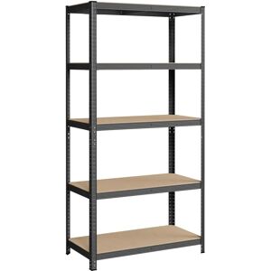 Étagère Garage en Acier Robuste Songmics - 875kg, Réglable, Gris - Publicité Étagère Garage en Acier Robuste Songmics - 875kg, Réglable, Gris - Publicité