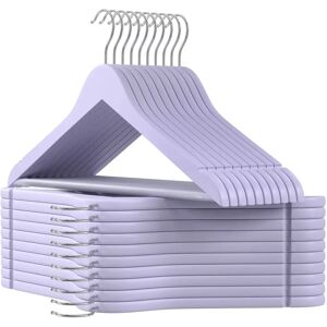 SONGMICS Maple Wood Coat Hangers - 20 pcs - Skirt Notches & Trouser Bar SONGMICS Maple Wood Coat Hangers - 20 pcs - Skirt Notches & Trouser Bar