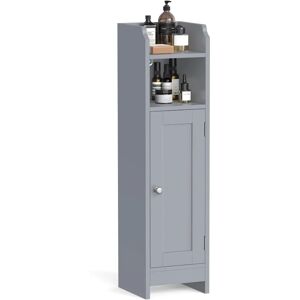 VASAGLE White Slim Bathroom Cabinet with Door - Bathroom Storage VASAGLE White Slim Bathroom Cabinet with Door - Bathroom Storage