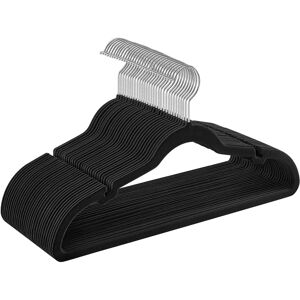 SONGMICS Black Velvet Hangers - Clothes Hangers SONGMICS Black Velvet Hangers - Clothes Hangers