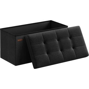 Úložná lavice s lněným vzhledem - 38x76x38cm - 300kg Úložná lavice s lněným vzhledem - 38x76x38cm - 300kg