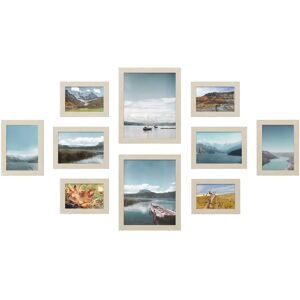 SONGMICS Natural 10-Piece Picture Frame Set - Wall & Table Display SONGMICS Natural 10-Piece Picture Frame Set - Wall & Table Display
