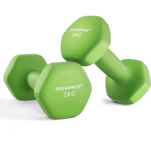 Halteres Hexagonais Verdes SONGMICS - Equipamento de Fitness Halteres Hexagonais Verdes SONGMICS - Equipamento de Fitness