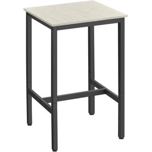 VASAGLE Black Square Bar Table - Industrial Style VASAGLE Black Square Bar Table - Industrial Style