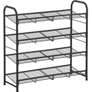 Organizator de pantofi Songmics LMR067B01 - Pentru aproximativ 12 perechi - Cadru metalic negru Organizator de pantofi Songmics LMR067B01 - Pentru aproximativ 12 perechi - Cadru metalic negru