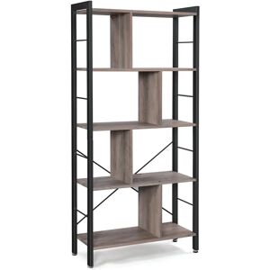 Libreria VASAGLE - Stile Industriale, Greige-Nero, 4 Ripiani Libreria VASAGLE - Stile Industriale, Greige-Nero, 4 Ripiani