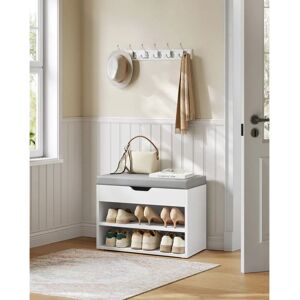 Banquette à chaussures VASAGLE avec coussin - Rangement d'entrée - Publicité Banquette à chaussures VASAGLE avec coussin - Rangement d'entrée - Publicité