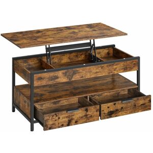 VASAGLE Masă de cafea cu capac elevabil - Rectangular, 4 picioare VASAGLE Masă de cafea cu capac elevabil - Rectangular, 4 picioare