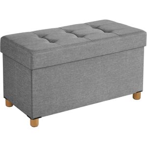 Songmics Stauraum-Box - Dunkelgrau - 65L - Sitz- und Aufbewahrungslösung Songmics Stauraum-Box - Dunkelgrau - 65L - Sitz- und Aufbewahrungslösung