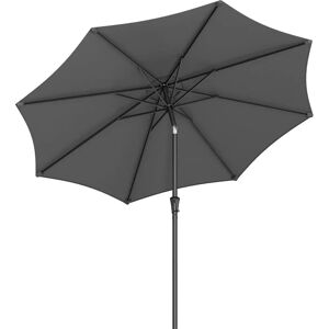 SONGMICS 2.7 m Garden Parasol Umbrella - Grey - UPF 50+ Sun Shade SONGMICS 2.7 m Garden Parasol Umbrella - Grey - UPF 50+ Sun Shade