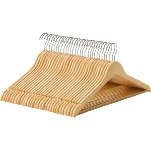 SONGMICS Natural Maple Wood Clothes Hangers - 30 pcs SONGMICS Natural Maple Wood Clothes Hangers - 30 pcs