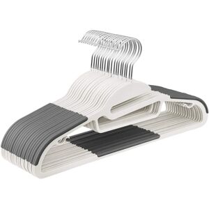 SONGMICS Grey & White Plastic Coat Hangers - Clothes Storage SONGMICS Grey & White Plastic Coat Hangers - Clothes Storage
