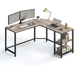 VASAGLE L-Shaped Corner Computer Desk with Shelves - Computer Desk VASAGLE L-Shaped Corner Computer Desk with Shelves - Computer Desk