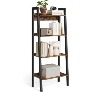 VASAGLE Ladder Shelf - 4-Tier Rustic Industrial Storage Shelf VASAGLE Ladder Shelf - 4-Tier Rustic Industrial Storage Shelf