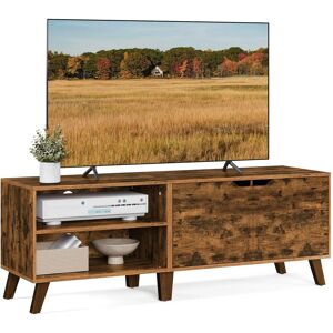 VASAGLE Rustic Brown TV Cabinet for 60-Inch TVs - TV Stand with 2 Doors VASAGLE Rustic Brown TV Cabinet for 60-Inch TVs - TV Stand with 2 Doors