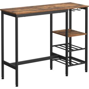 Vasagle Industrial Bar Table with Shelf - 110x40x90cm Vasagle Industrial Bar Table with Shelf - 110x40x90cm