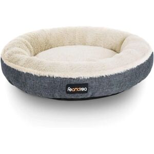 Feandrea Pet Bed - 65cm Round Donut - Dark Gray Feandrea Pet Bed - 65cm Round Donut - Dark Gray