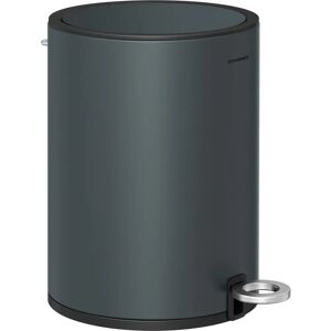 SONGMICS Bathroom Bin - 3L Greenish Grey Steel Waste Bin SONGMICS Bathroom Bin - 3L Greenish Grey Steel Waste Bin