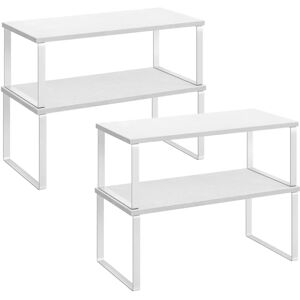 Estante de Especiarias em Bambu Branco SONGMICS - Organizador de Cozinha Estante de Especiarias em Bambu Branco SONGMICS - Organizador de Cozinha