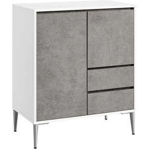 Pricenet Grauer Sideboard - Stauraum mit Schubladen Pricenet Grauer Sideboard - Stauraum mit Schubladen