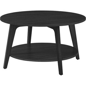 VASAGLE 2-Tier Round Coffee Table with Storage - Coffee Table VASAGLE 2-Tier Round Coffee Table with Storage - Coffee Table