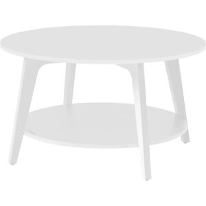 VASAGLE 2-Tier Round Coffee Table with Storage - Coffee Table VASAGLE 2-Tier Round Coffee Table with Storage - Coffee Table
