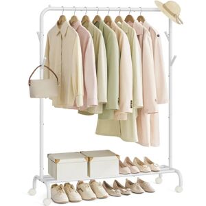 SONGMICS White Heavy Duty Clothes Rack - Clothes Rack SONGMICS White Heavy Duty Clothes Rack - Clothes Rack