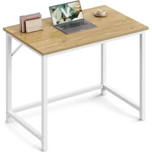 VASAGLE Pearl White Steel Computer Desk - Computer Desk VASAGLE Pearl White Steel Computer Desk - Computer Desk