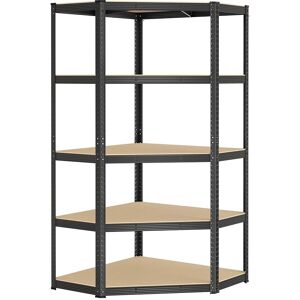 SONGMICS - GLR080B01 - Kaksivärinen musta-beige - Corner shelf SONGMICS - GLR080B01 - Kaksivärinen musta-beige - Corner shelf
