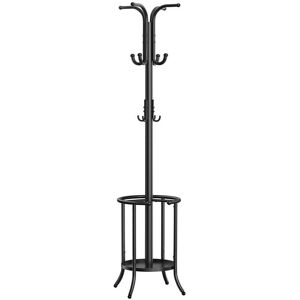 Songmics RCR011B01 Garderobe - 12 Haken, Schwarz Songmics RCR011B01 Garderobe - 12 Haken, Schwarz