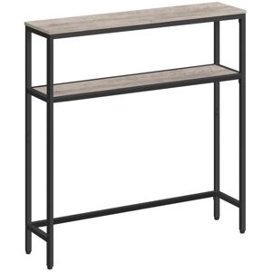 VASAGLE - LNT130K01 - Greige Melange - 80 cm - Table de canapé - Publicité VASAGLE - LNT130K01 - Greige Melange - 80 cm - Table de canapé - Publicité