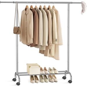 SONGMICS Ink Black Clothes Rail with Extendable Hanging Rail - Clothes Rack SONGMICS Ink Black Clothes Rail with Extendable Hanging Rail - Clothes Rack