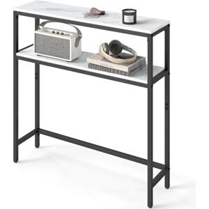 VASAGLE Console White Marble Black Ink - Console Table VASAGLE Console White Marble Black Ink - Console Table