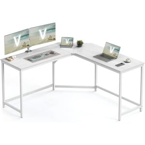 VASAGLE Desk - L-Shaped Corner Study Table Black-Greige VASAGLE Desk - L-Shaped Corner Study Table Black-Greige