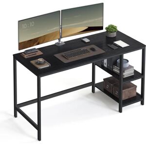 VASAGLE Desk with 2 Shelves - Black - Office/Room VASAGLE Desk with 2 Shelves - Black - Office/Room