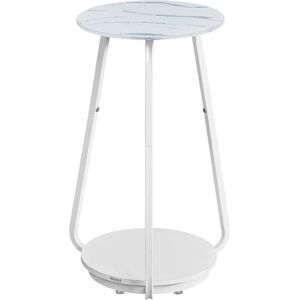 VASAGLE Marble White 2-Tier Side Table - Side Table VASAGLE Marble White 2-Tier Side Table - Side Table