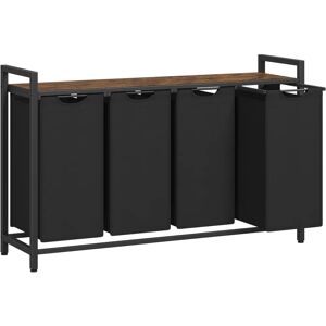 VASAGLE Laundry Basket with 3 Pull-Out and Removable Bags - Laundry Type VASAGLE Laundry Basket with 3 Pull-Out and Removable Bags - Laundry Type