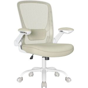 SONGMICS Office Chair - Ergonomic, Beige, Swivel, 53cm Seat SONGMICS Office Chair - Ergonomic, Beige, Swivel, 53cm Seat