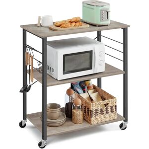 Étagère de Cuisine VASAGLE - Grège + Noir - 80cm Étagère de Cuisine VASAGLE - Grège + Noir - 80cm