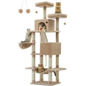 Feandrea Camel Brown Tall Cat Tree XXL - Cat Tree Feandrea Camel Brown Tall Cat Tree XXL - Cat Tree