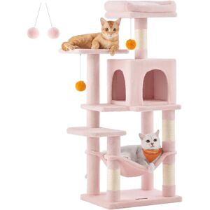 Feandrea Cat Tree with Hammock - Pink - M - Cat Condo Feandrea Cat Tree with Hammock - Pink - M - Cat Condo