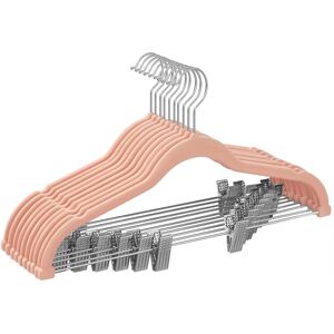SONGMICS Light Pink Velvet Hangers - Hangers SONGMICS Light Pink Velvet Hangers - Hangers